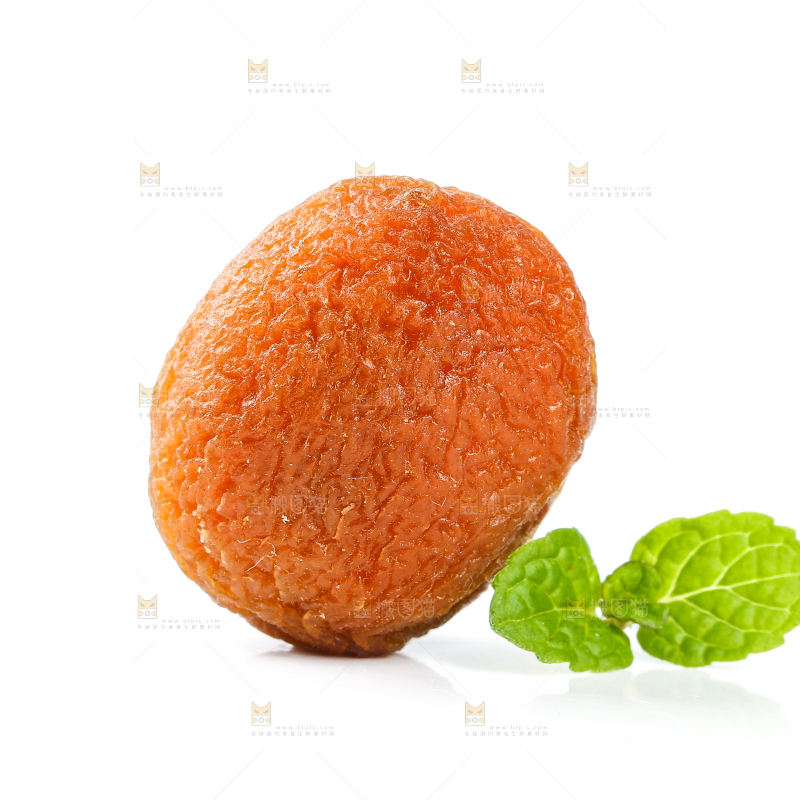 白底上的吊干杏