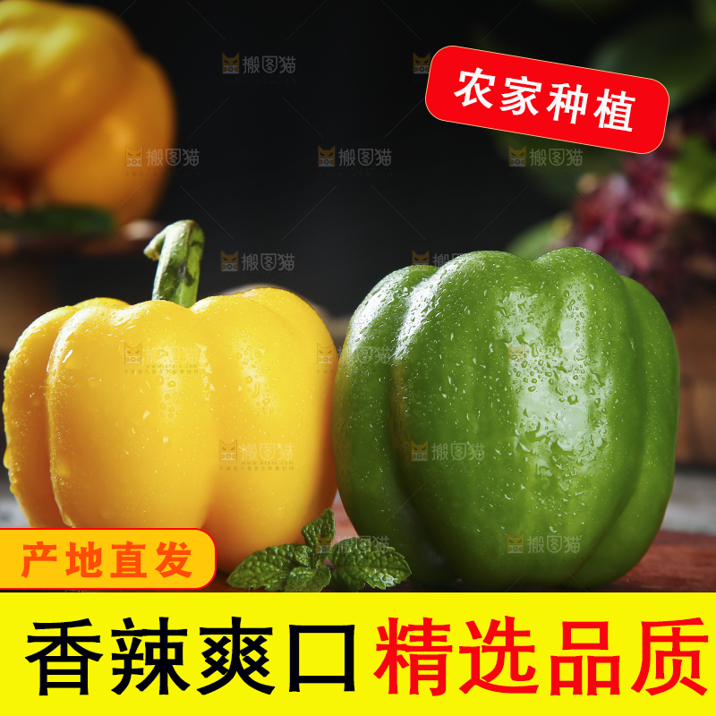木底上的圆辣椒