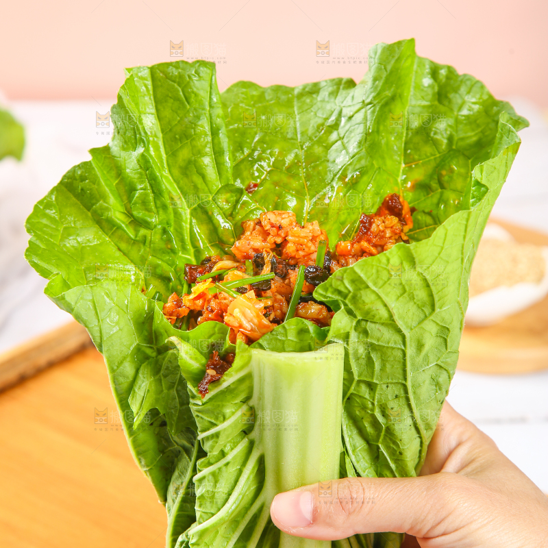 饭包叶里面包着肉