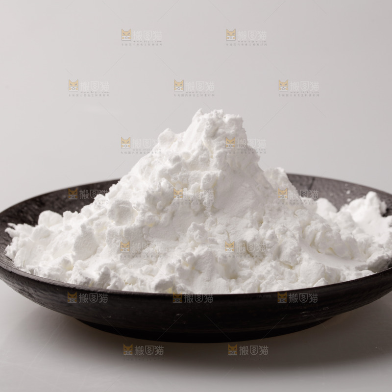 盘子里装着豌豆淀粉