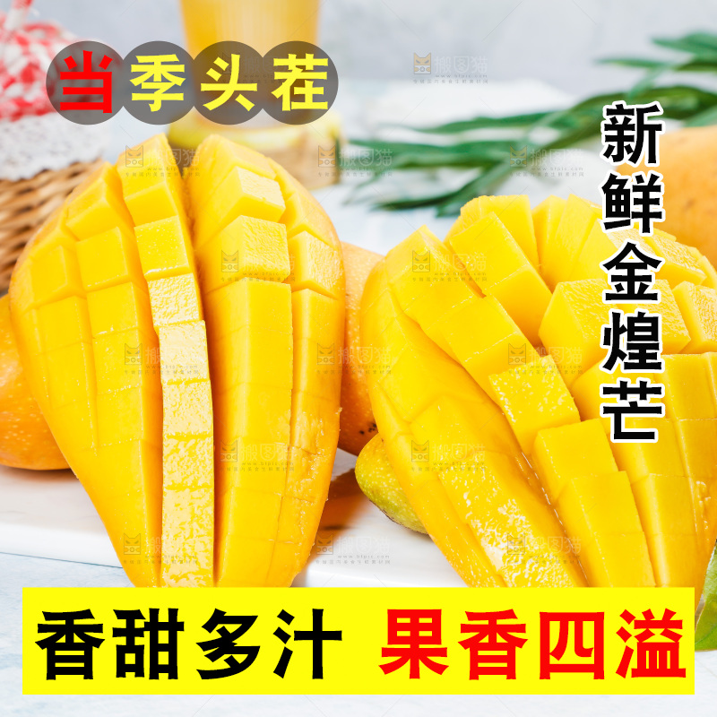 石板上放着新鲜金煌芒