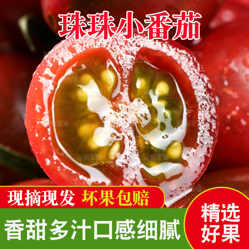 一堆珠珠小番茄