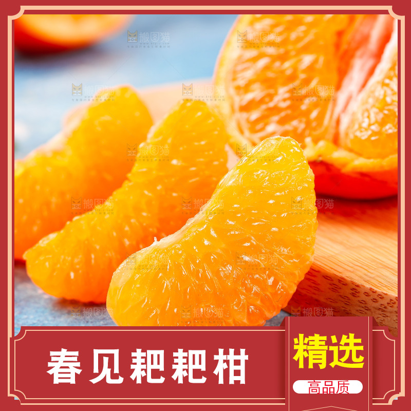 耙耙柑果肉特写