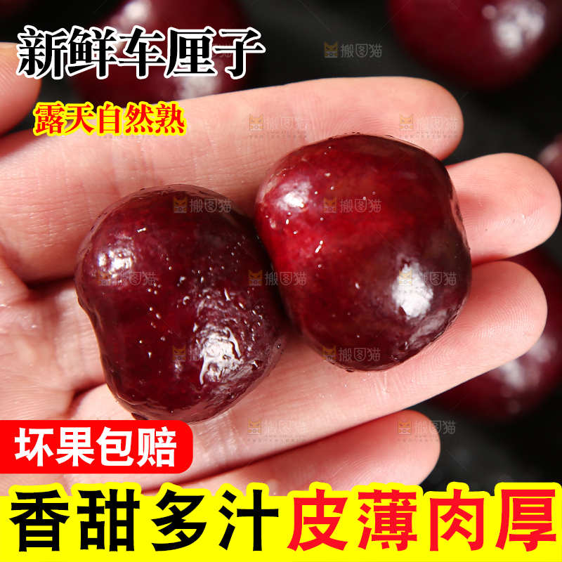 手里拿着车厘子