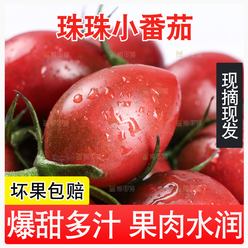 一堆珠珠小番茄