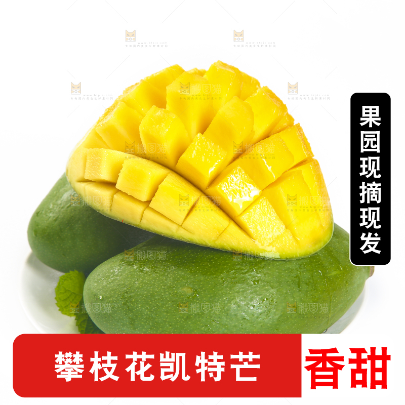 白底上放着一盘凯特芒