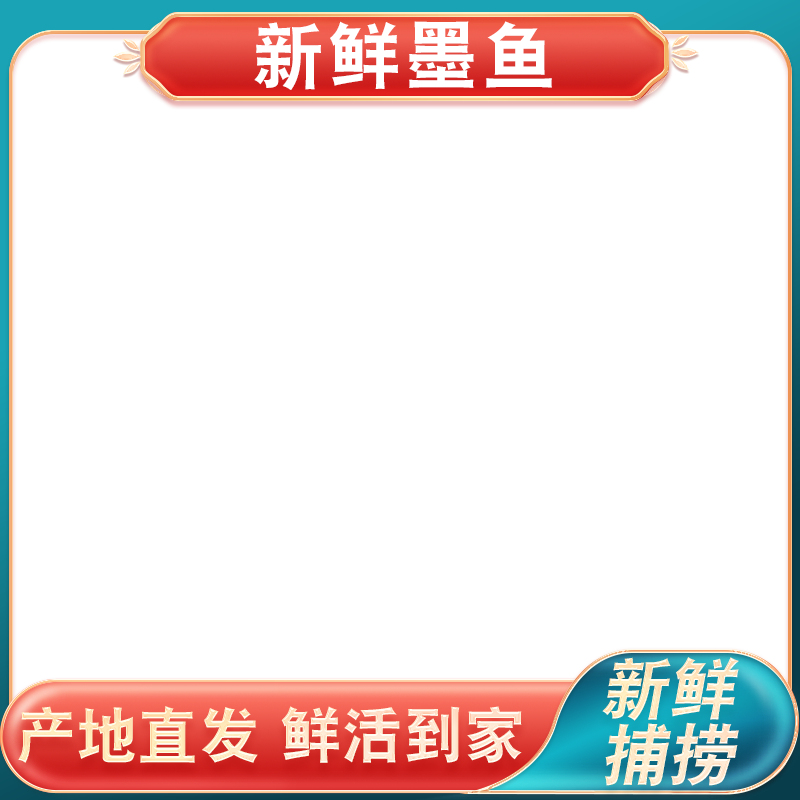 黑板上放着北海墨鱼