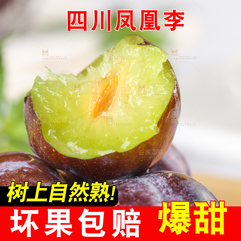 新鲜的五月脆李