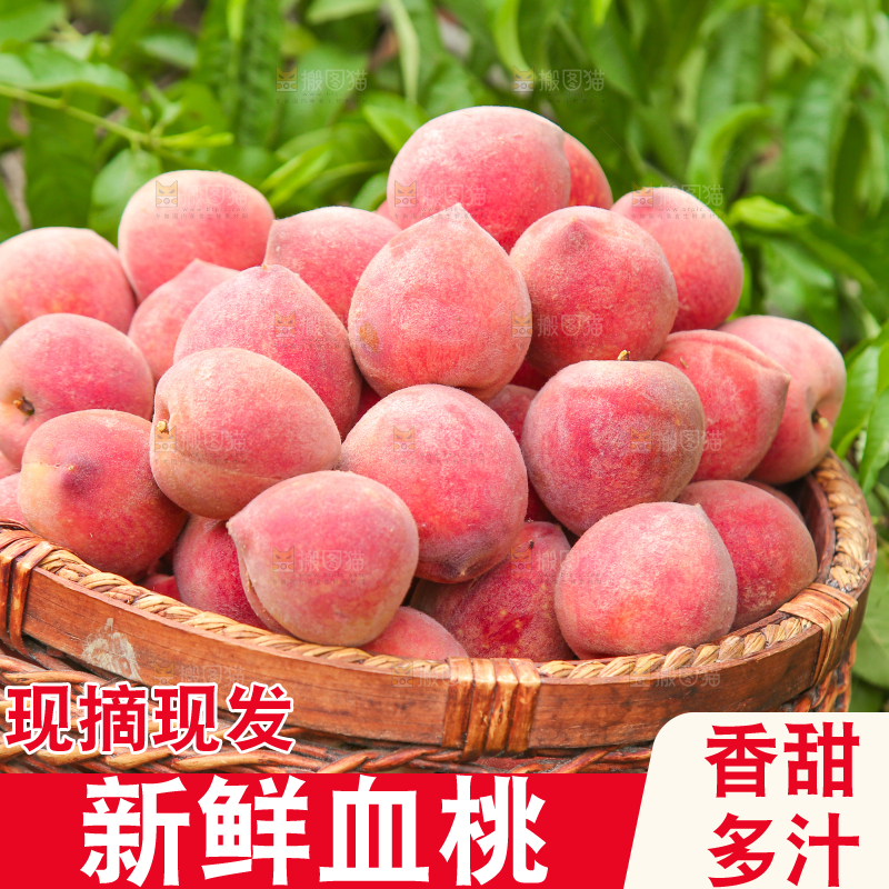 筐子里放满胭脂红