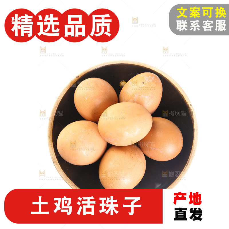 白底上放着一碗活珠子