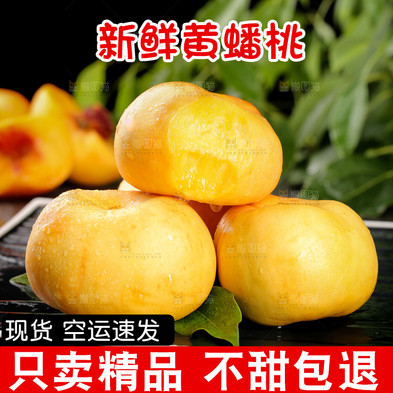 深底上的黄金油蟠桃