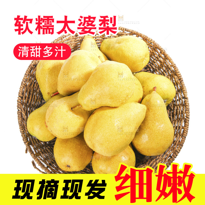 一篮新鲜太婆梨