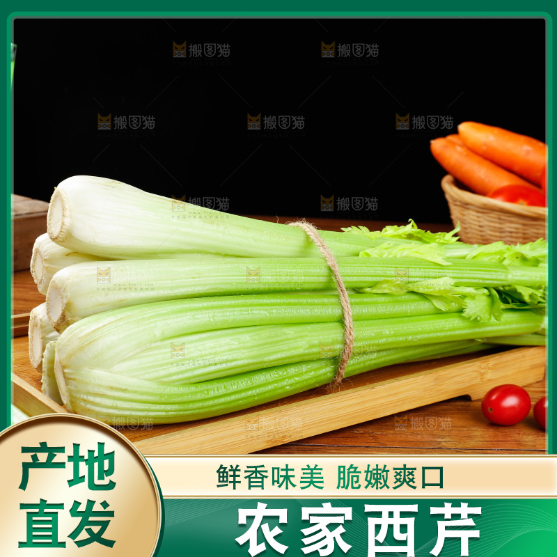 木盘里的山东大西芹