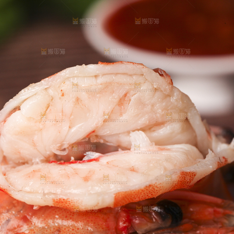 清蒸大虾纹理