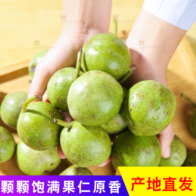 手上捧着青皮核桃