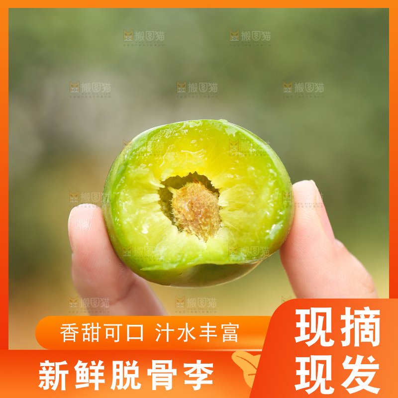 手里拿着脱骨李