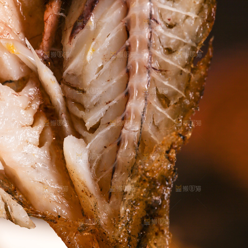 香酥小鱼纹理