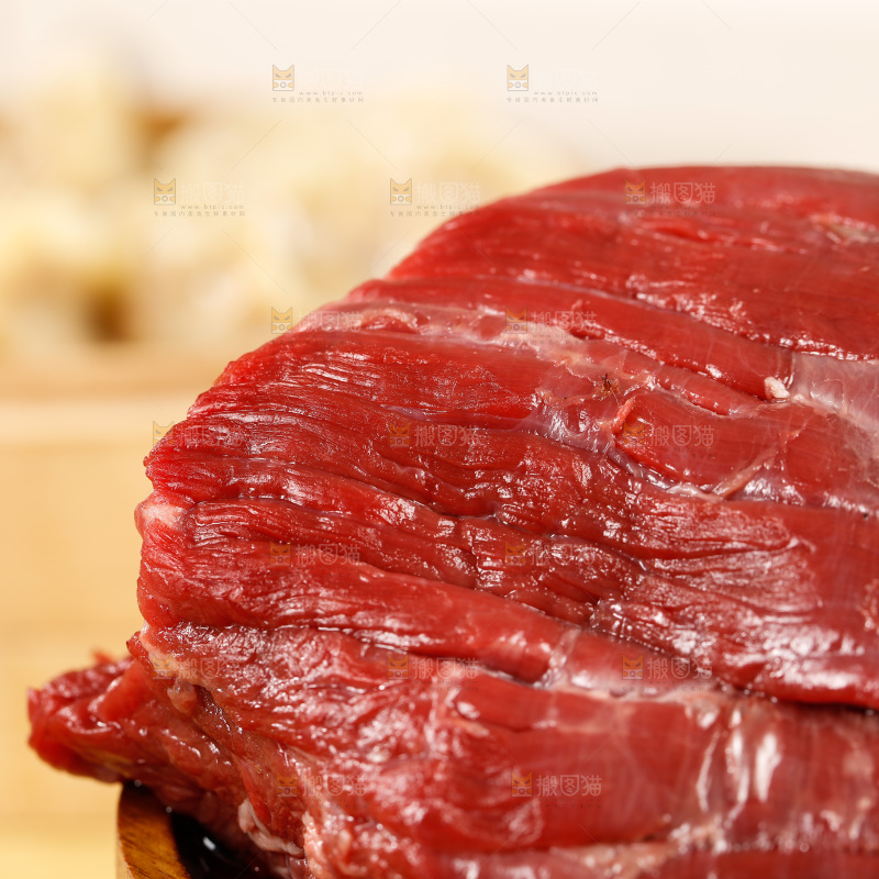 鲜牛肉纹理