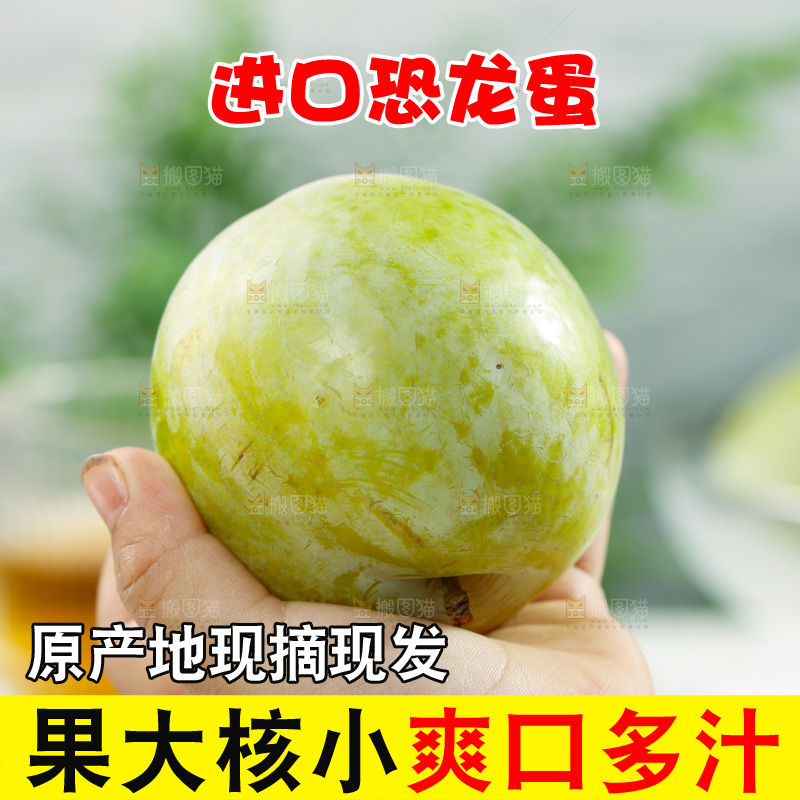 手里拿着恐龙蛋李子
