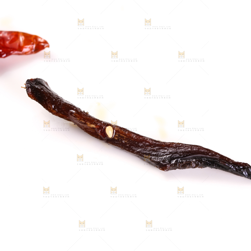 白底上的芥肉干