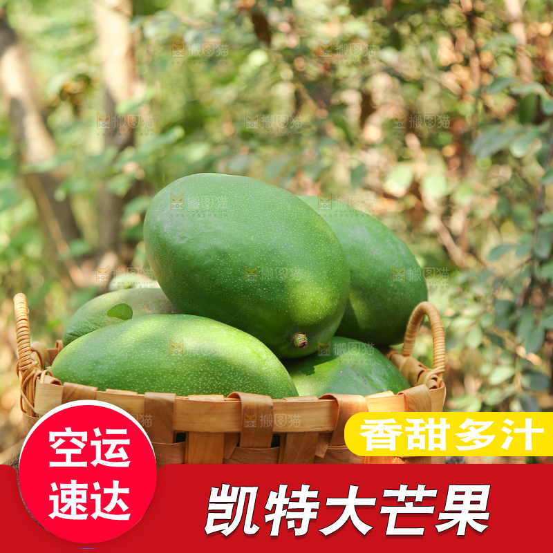 篮子里的青皮凯特芒