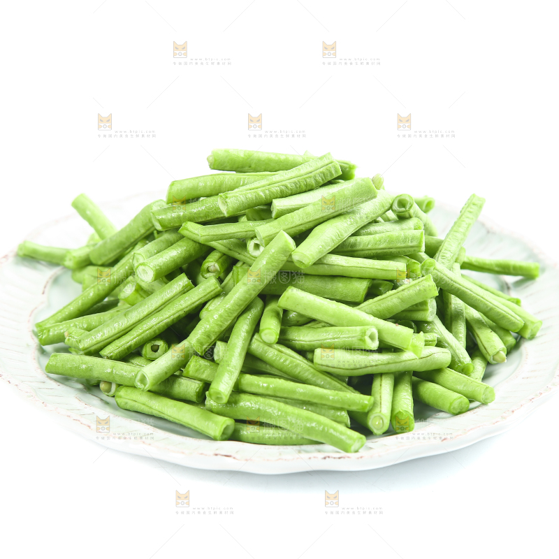 一盘长豆角