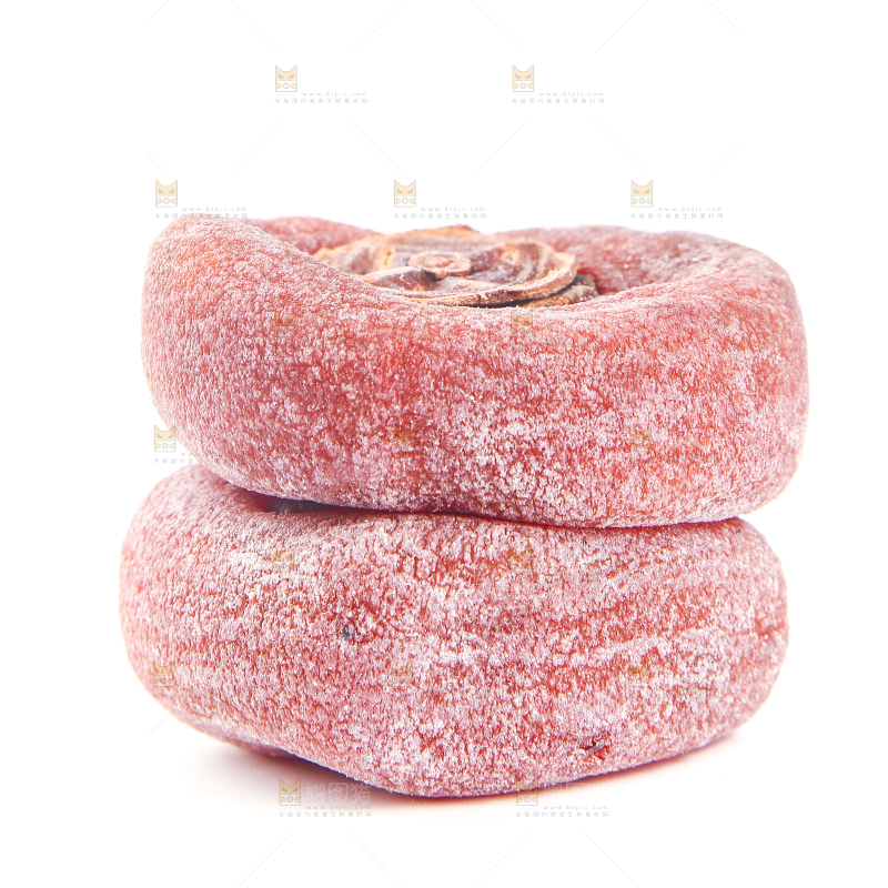 白底上的柿子饼