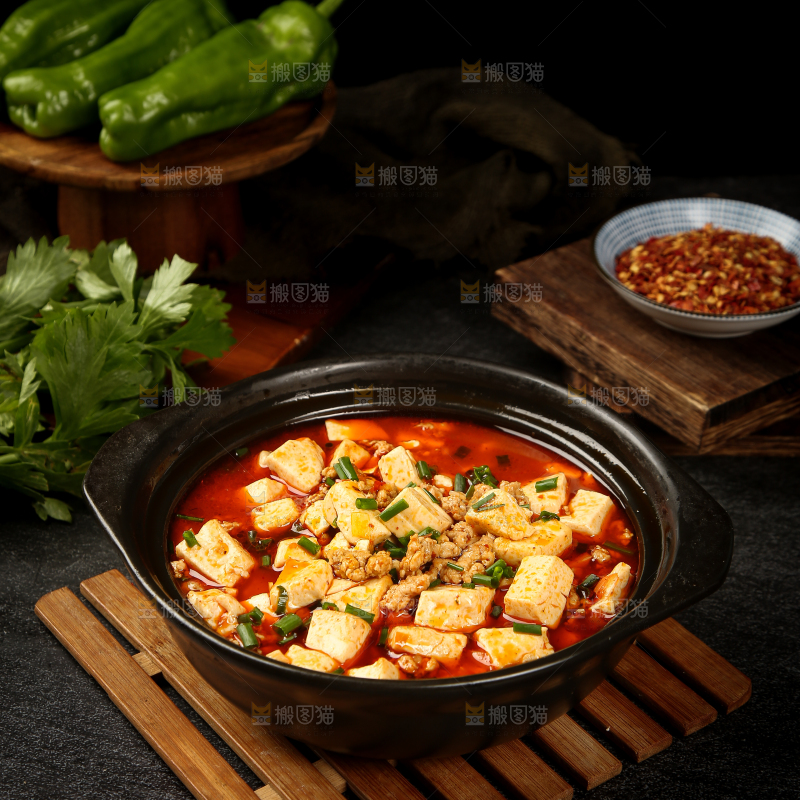 砂锅里的麻婆豆腐
