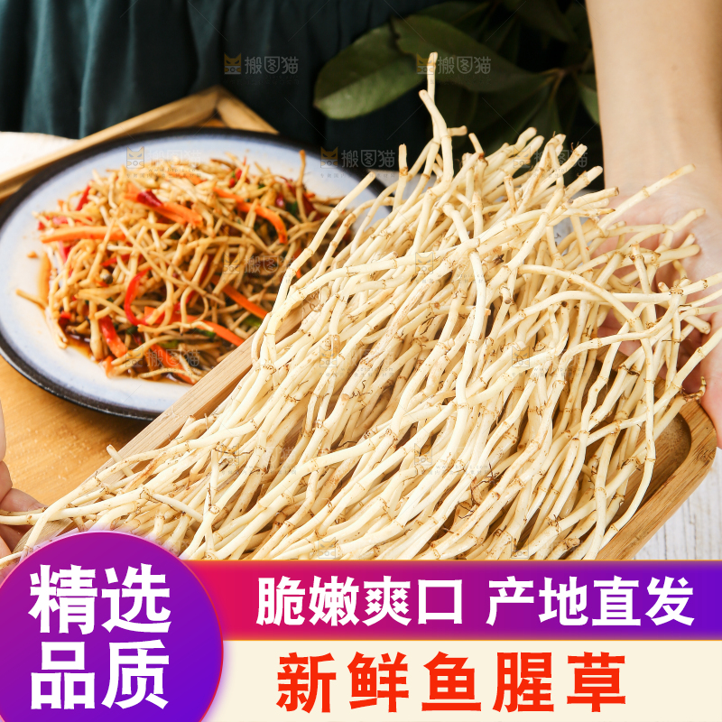 手里端着折耳根