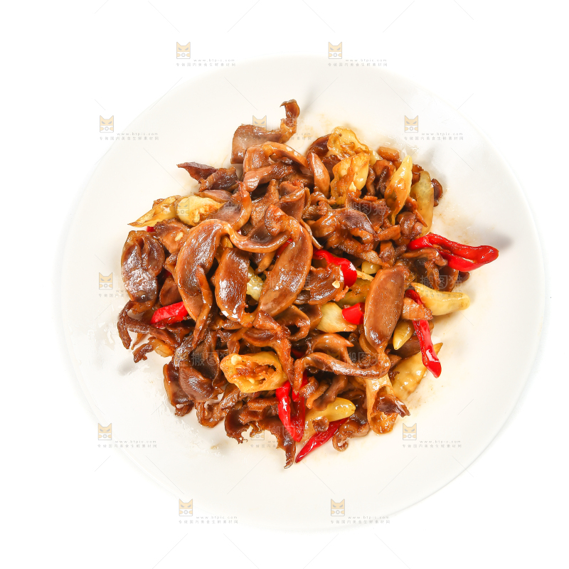 一盘酸辣鸡杂