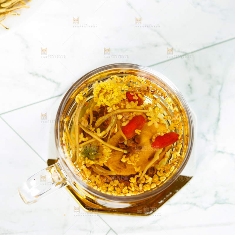 一杯菊花决明子茶