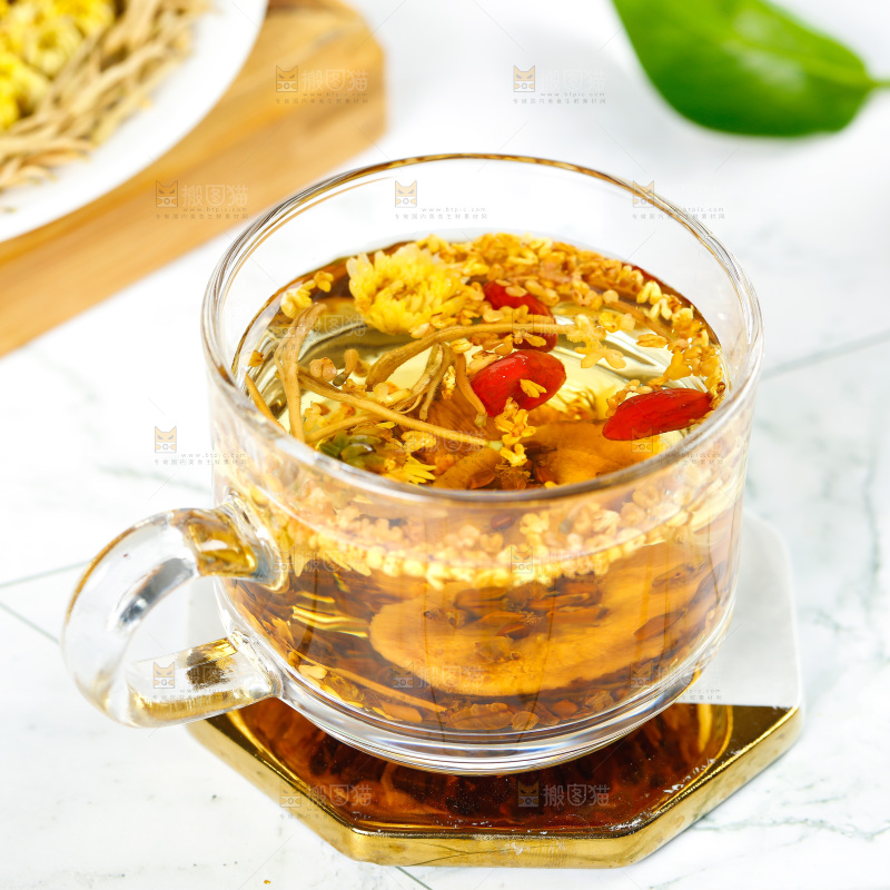 一杯菊花决明子茶