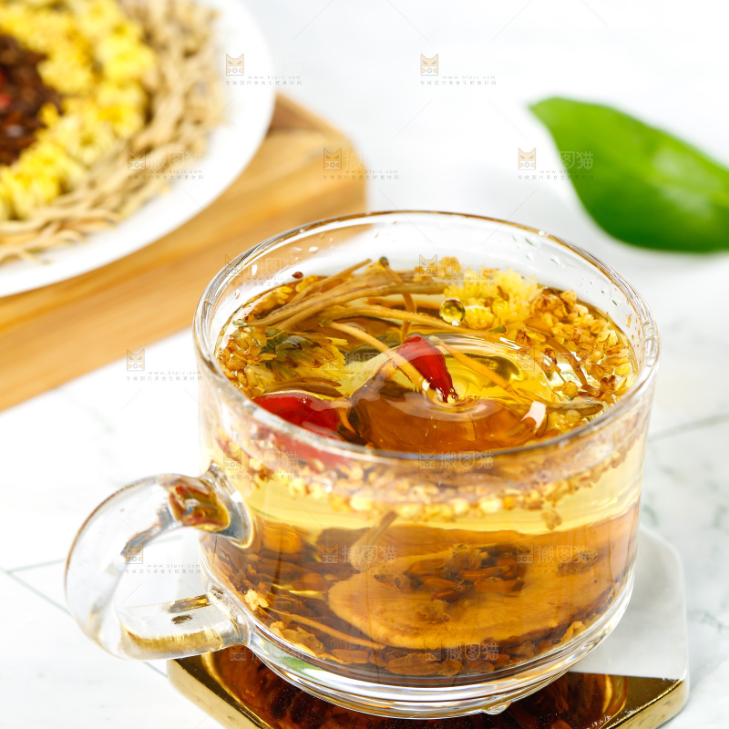 一杯菊花决明子茶