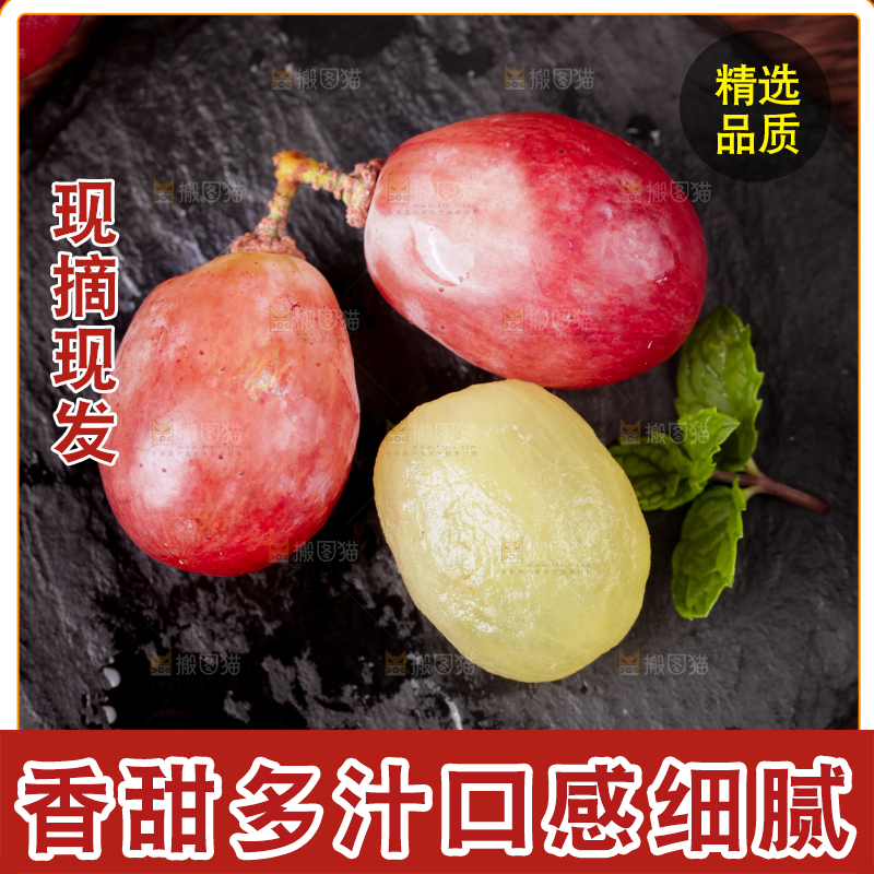 黑底上的新疆红提