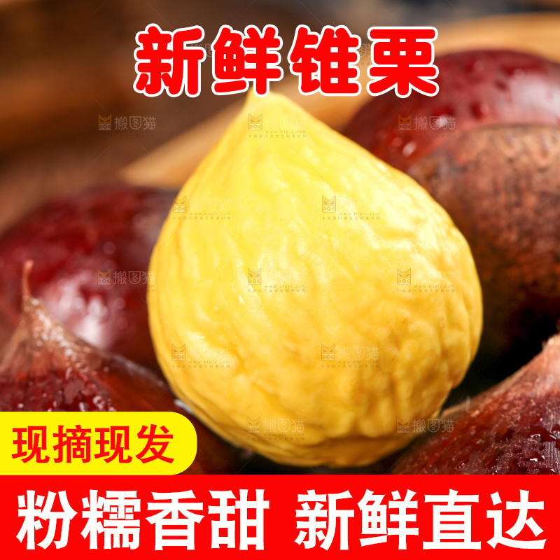 一堆建瓯锥栗