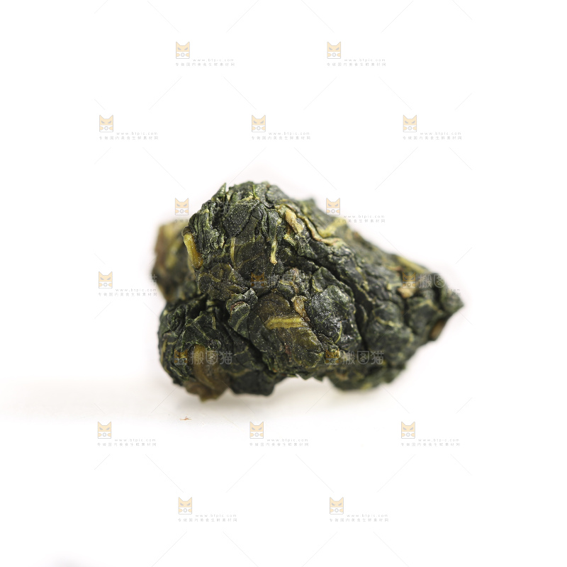 白底上的桑叶茶