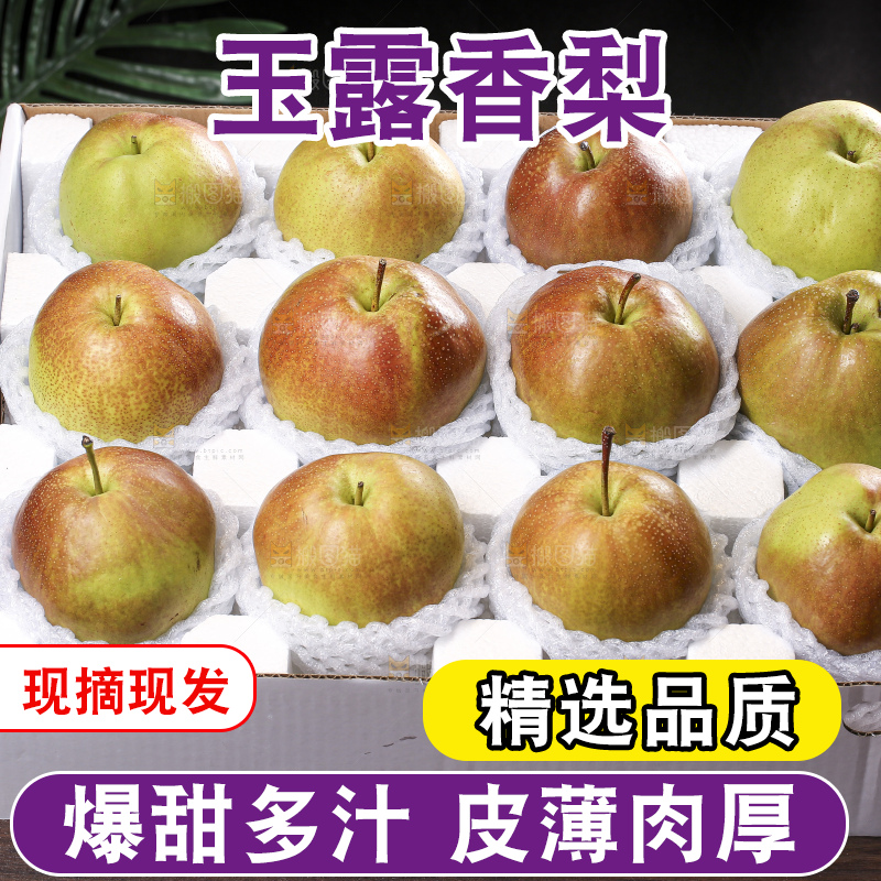 木底上放着玉露香梨