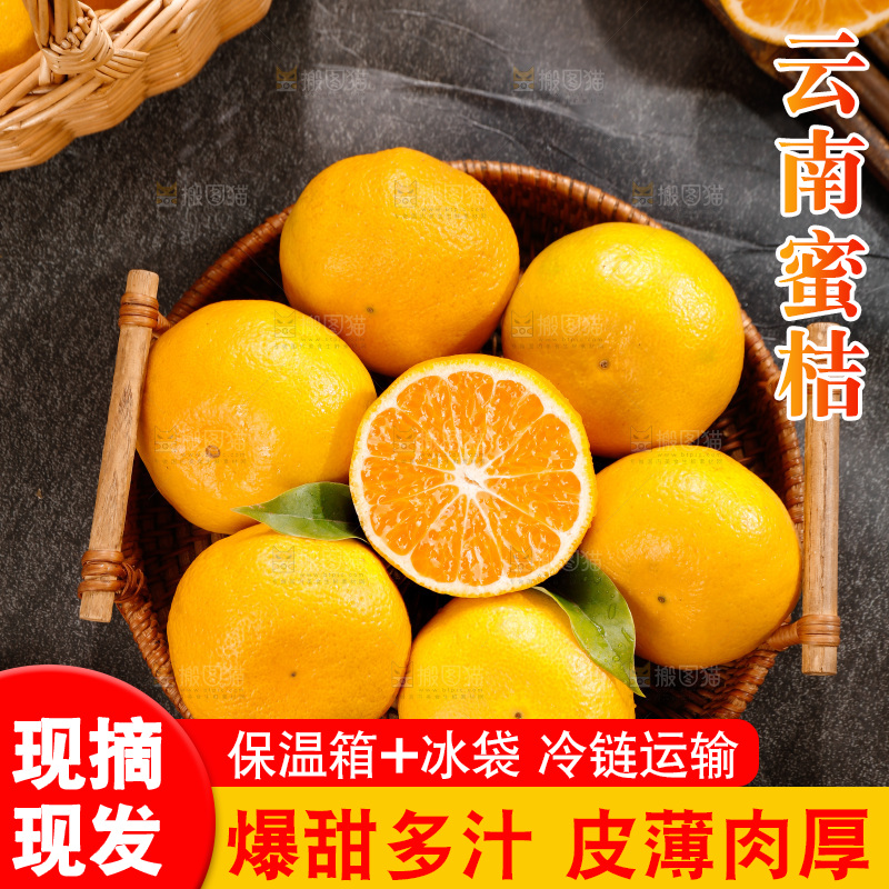深底上的宜昌蜜桔