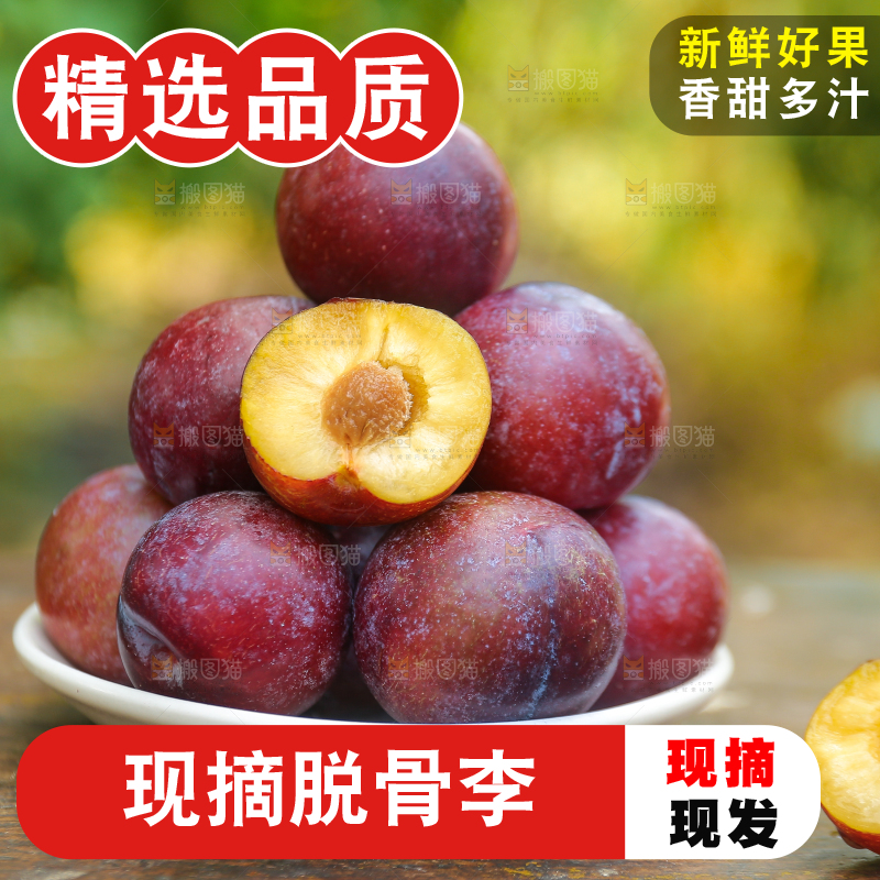 木底上放着红脱骨李