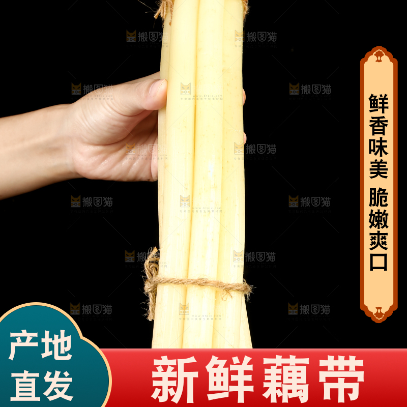 深底上放着藕带