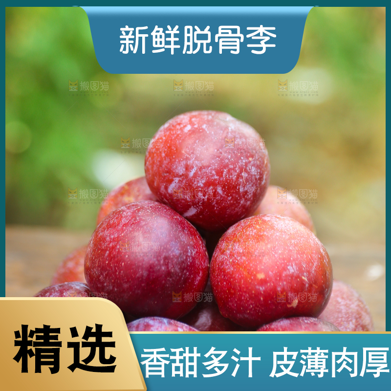 木底上放着红脱骨李