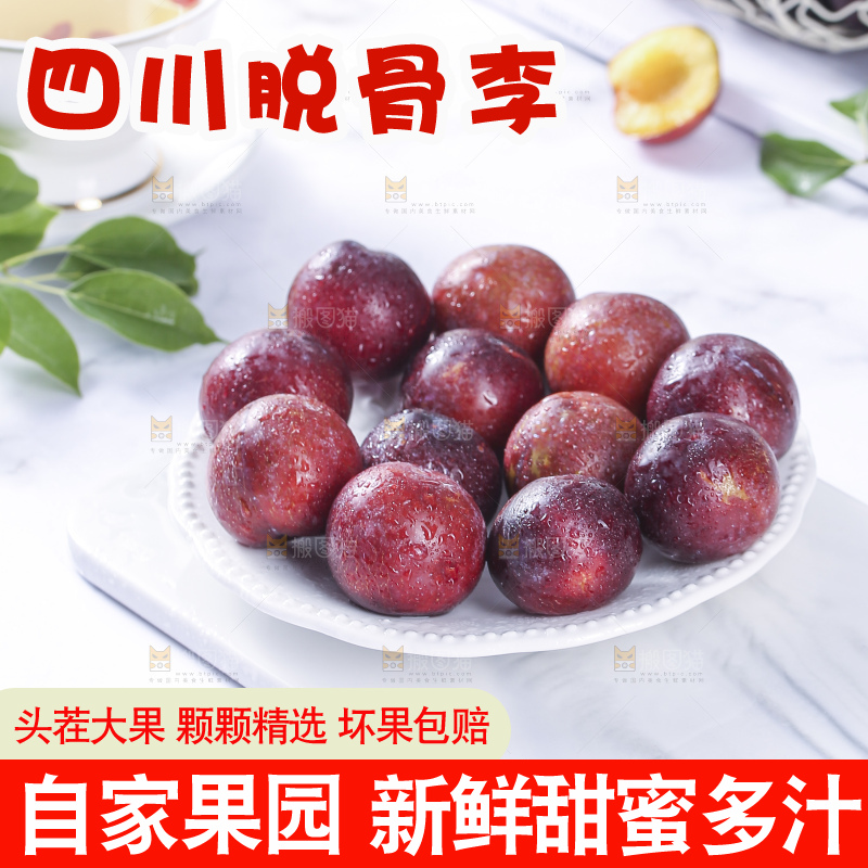 浅底上的脆红李