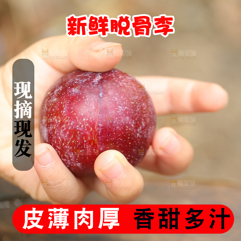 木底上放着红脱骨李