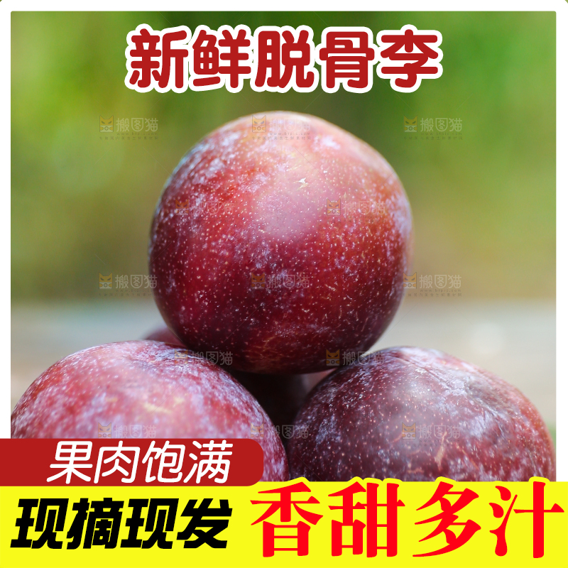 木底上放着红脱骨李