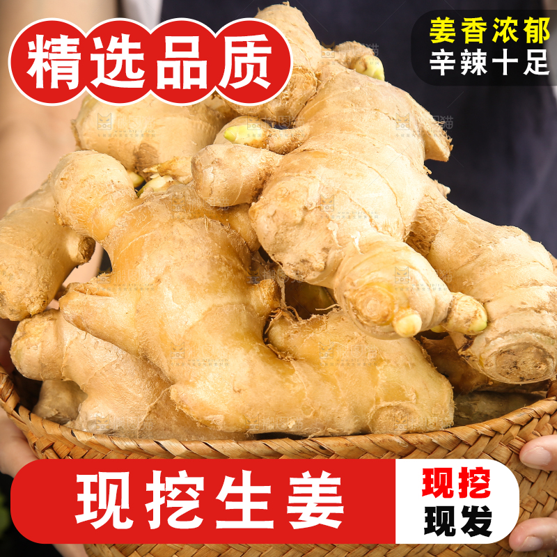 深底上的生姜