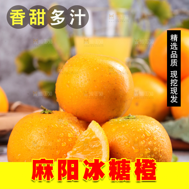 木底上的麻阳冰糖橙