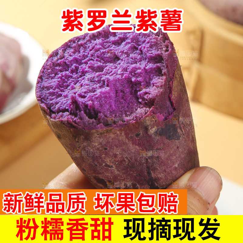 浅底上的板栗紫薯