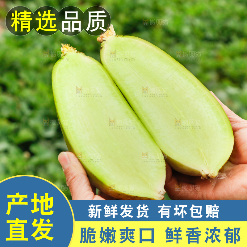 手里拿着水果萝卜