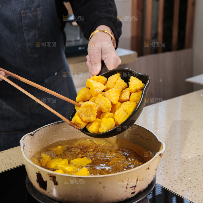 炸土豆块