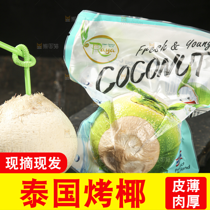 深底上的泰国进口烤椰